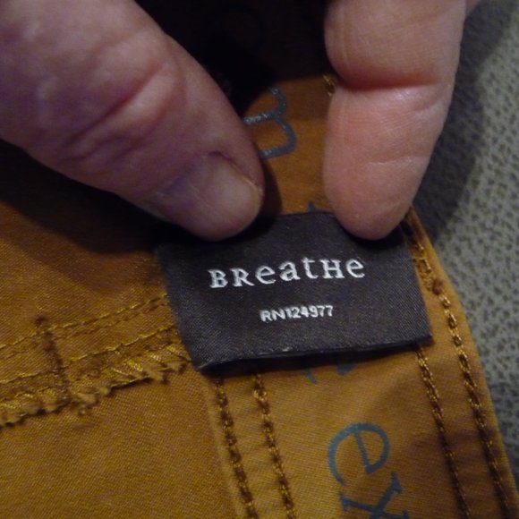 PRANA BREATHE SLIM FIT BROWN/GREEN OUTDOOR HIGHKING ATHLEISURE MAN PANTS  40/30 - Picture 11 of 13